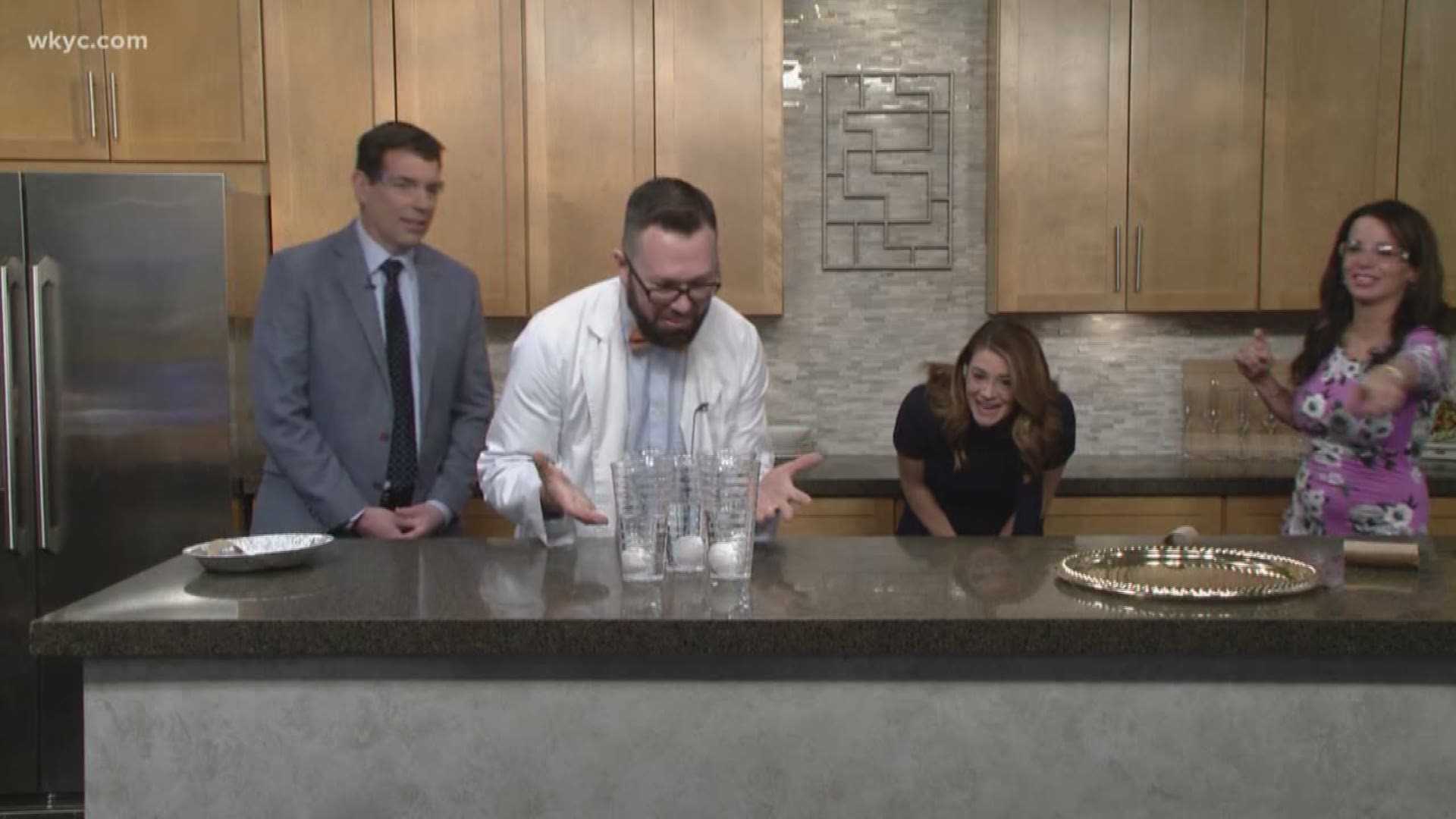 Feb. 22, 2019: How cool is this? Mr. Science dropped by our studios this morning to show some of the coolest experiments you can try with your kids.