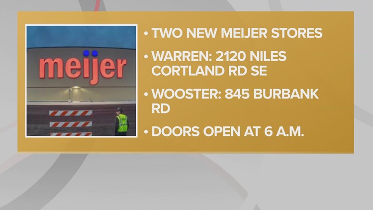 2 new Meijer stores open in Northeast Ohio