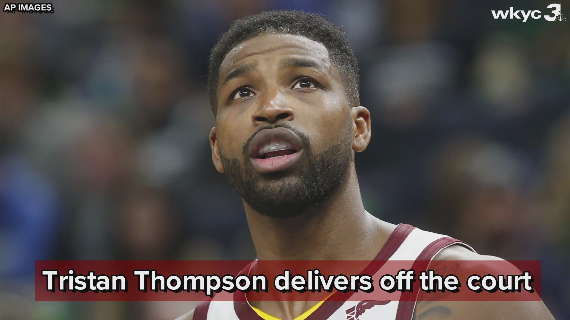 Giving back!  Cleveland Cavaliers center Tristan Thompson was seen purchasing a chicken sandwich for every customer at a Popeyes in Los Angeles.