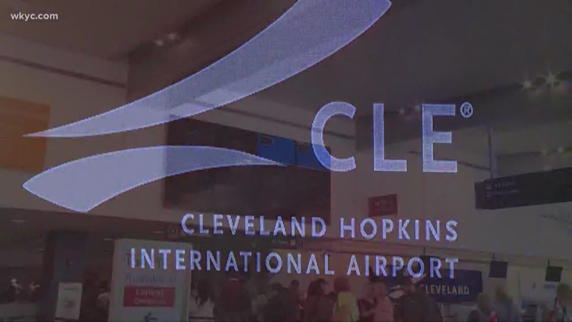 April 23, 2019: If you're a passenger at Cleveland Hopkins Airport looking for updates on flight arrivals, departures and baggage claims you might be in a bit of trouble.