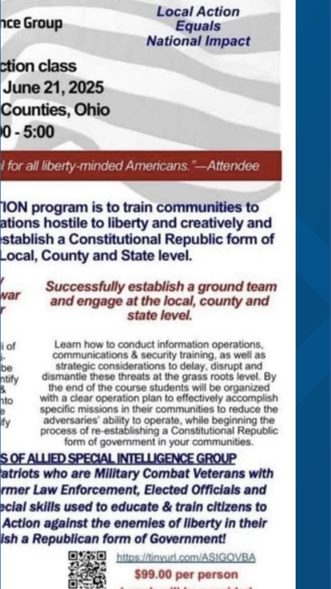 'Into Action class' in Portage County raises concerns | wkyc.com