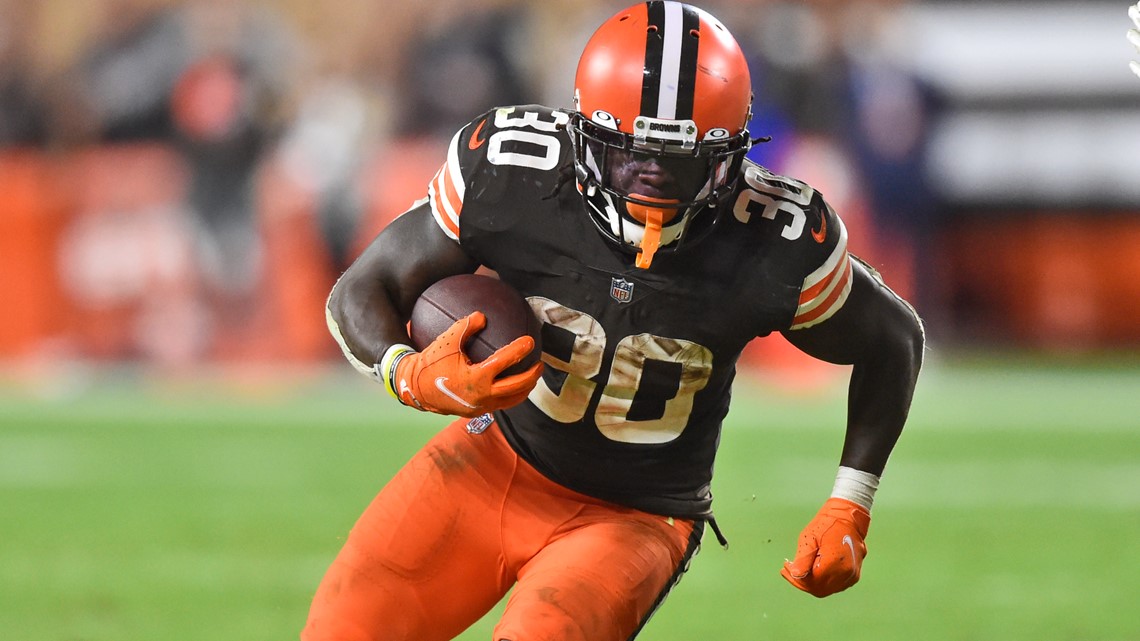 D'Ernest Johnson: Three years ago, he was working on a fishing boat. Now,  Cleveland Browns running back is a match-winning NFL player