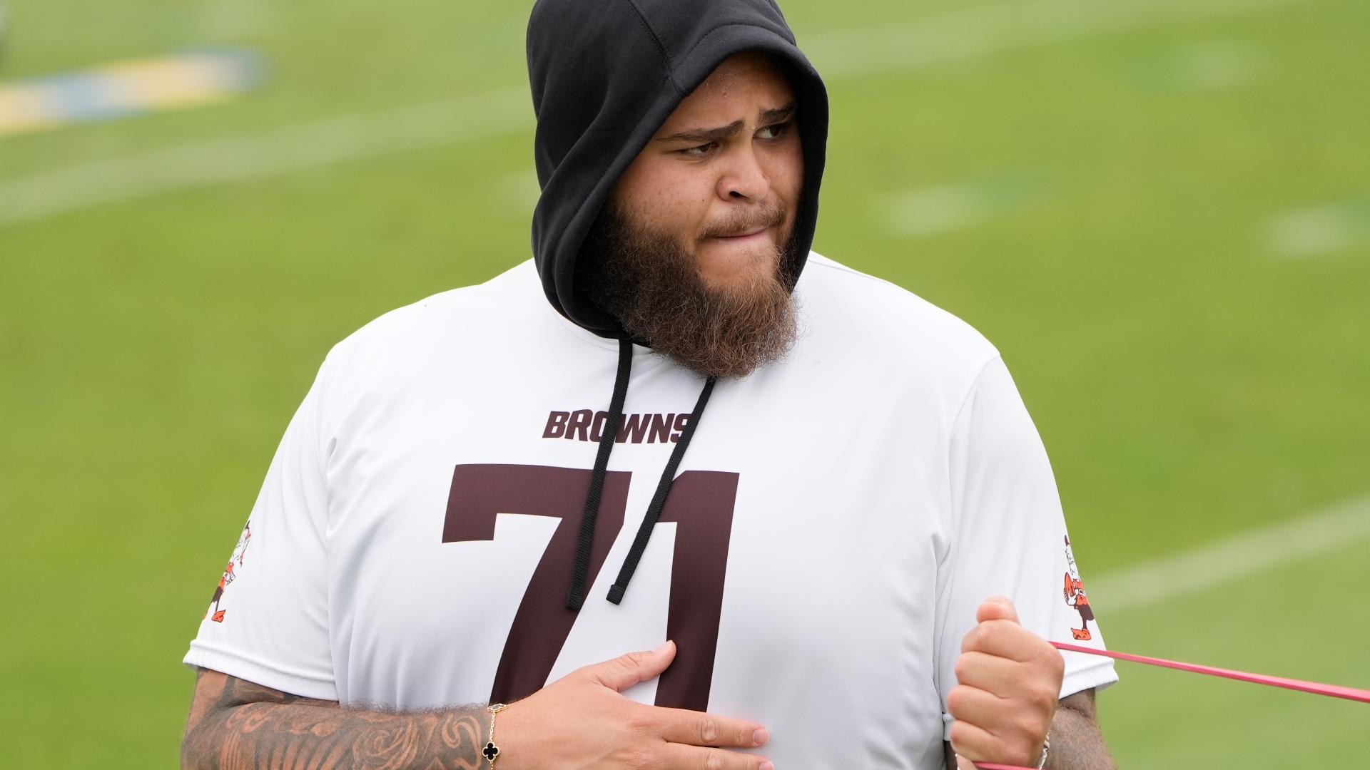 Jedrick Wills Jr. active, will start at LT for Browns vs. Giants | wkyc.com