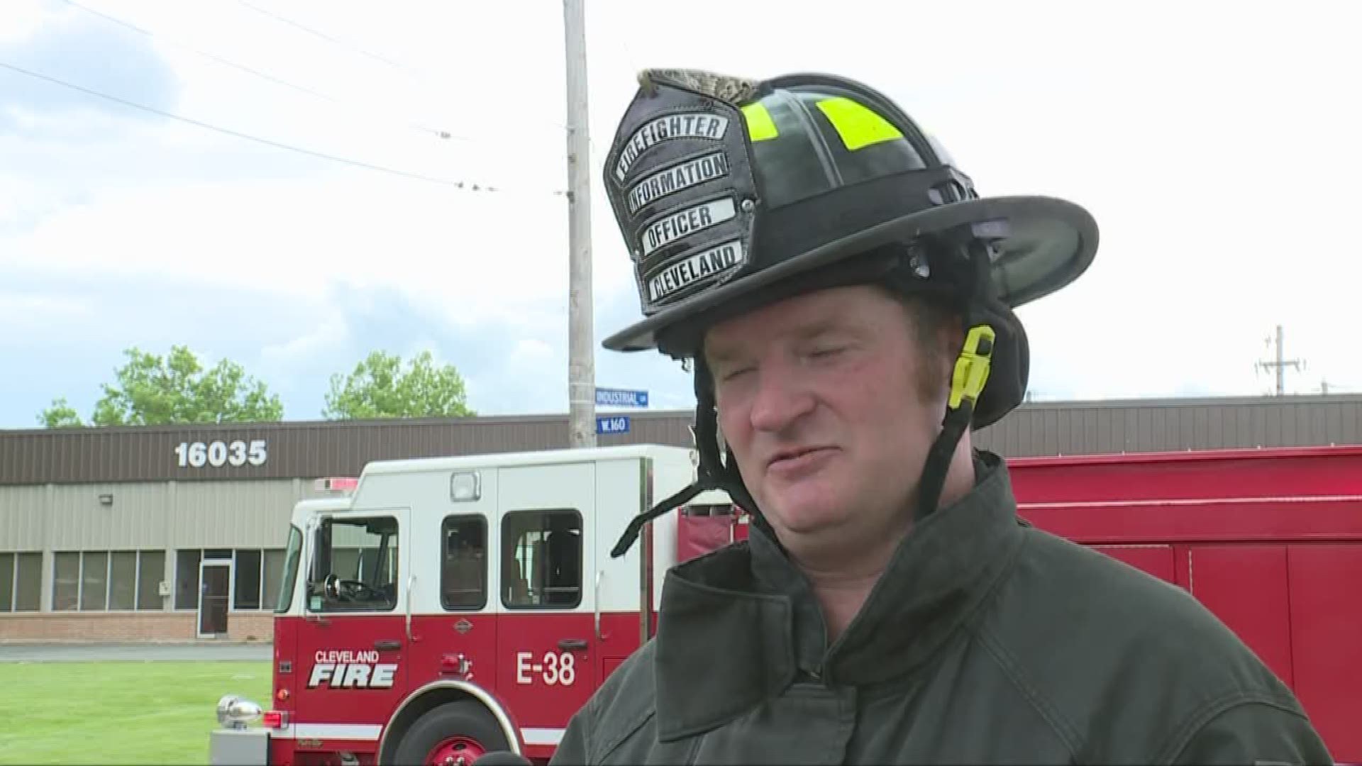 Industrial recycling plant fire caused 3 firefighters to be taken to the hospital