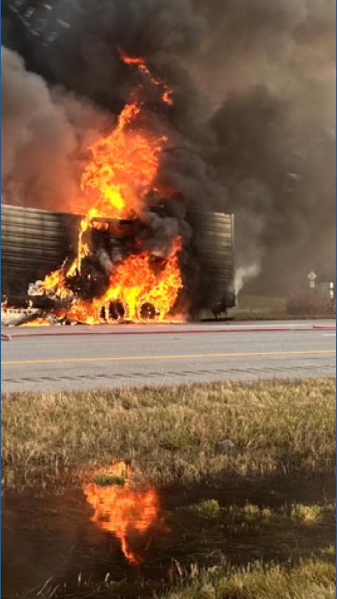Traffic troubles on I-90: 3 injured in crash involving commercial ...