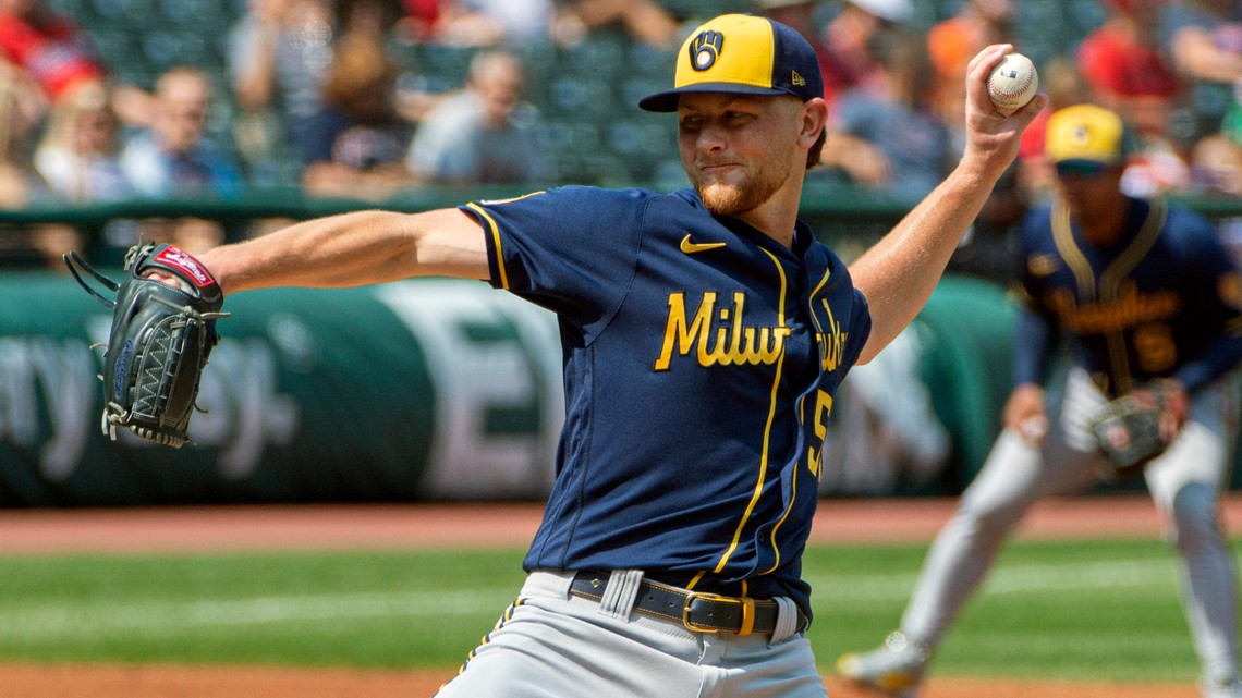 Brewers' Burnes, Hader combine for MLB record 9th no-hitter in win over  Cleveland