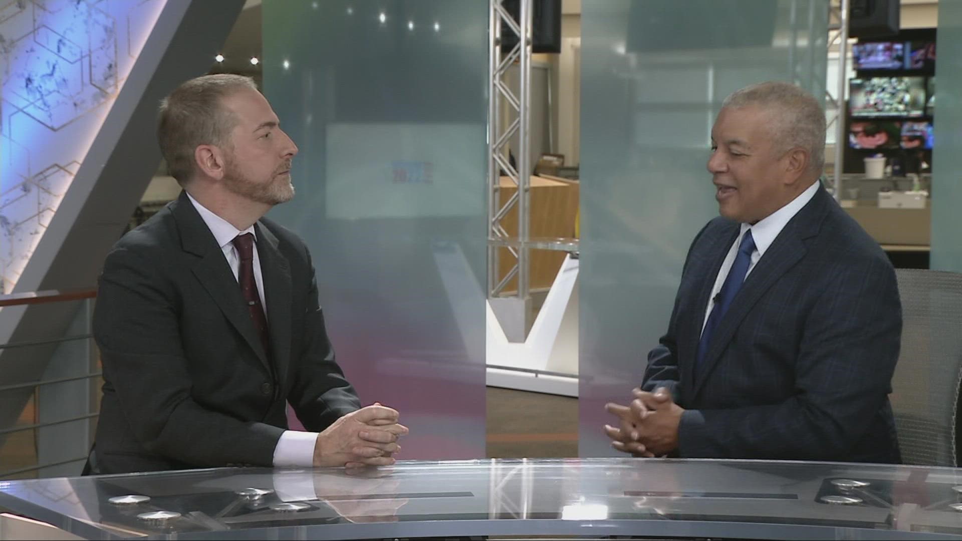 Russ Mitchell talked with Chuck Todd on Monday to discuss Ohio and National politics.