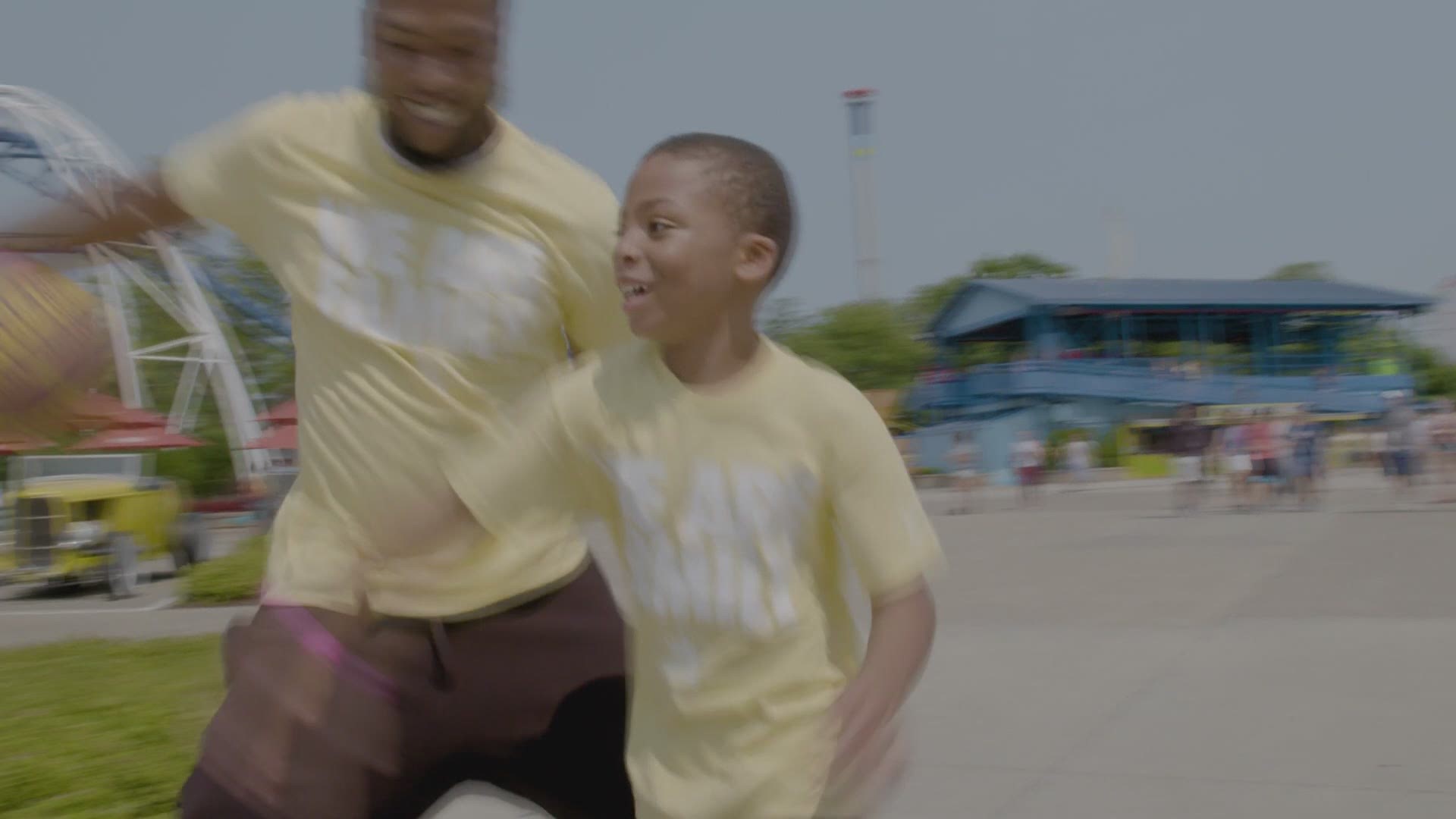 Aug. 14, 2018: The LeBron James Family Foundation hosted more than 8,000 students and their families at Cedar Point for their annual event. (Video courtesy of LeBron James Family Foundation)