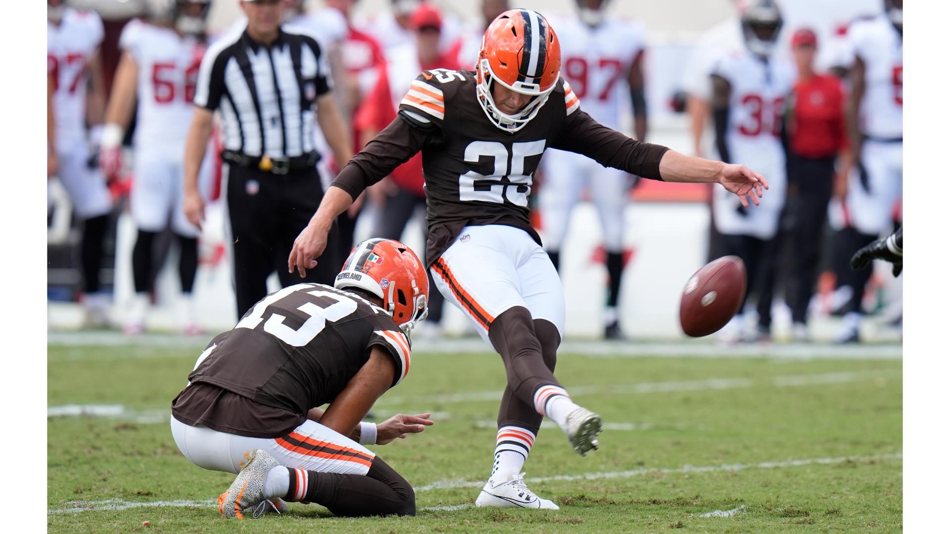 Cleveland Browns kicker Andre Szmyt named AFC Special Teams Player