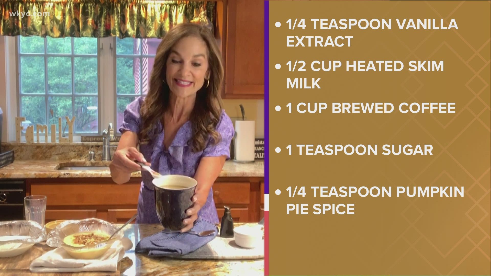 Spending too much on your favorite Pumpkin Spice drink? Joy Bauer is here to give you tips on a healthy drink at home