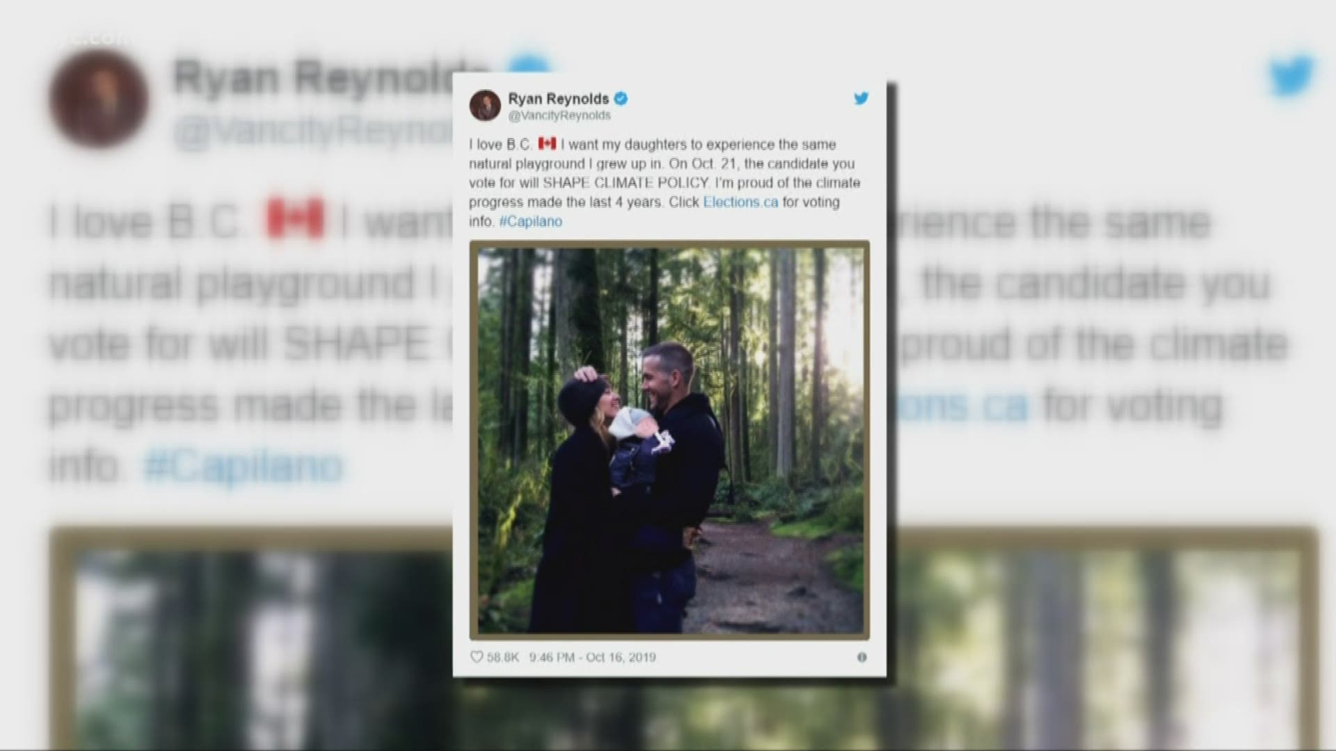 Ryan Reynolds reveals gender of his third child in a unique way on Twitter.