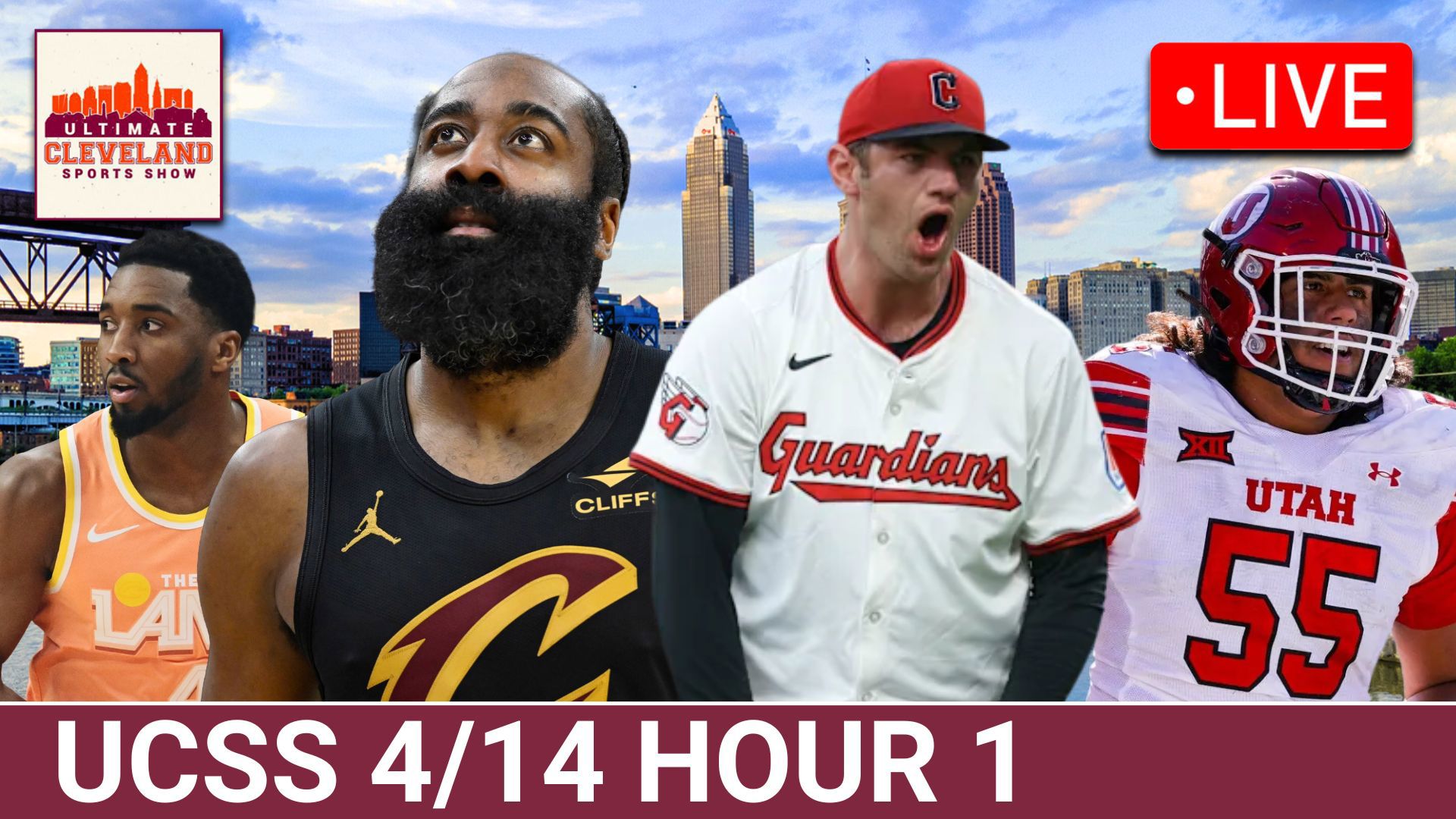 UCSS 4/14 Hour 1: Cavaliers playoff pressure cooker, Spencer Fano gaining steam at #6 & Guardians vs. Cardinals reax | wkyc.com