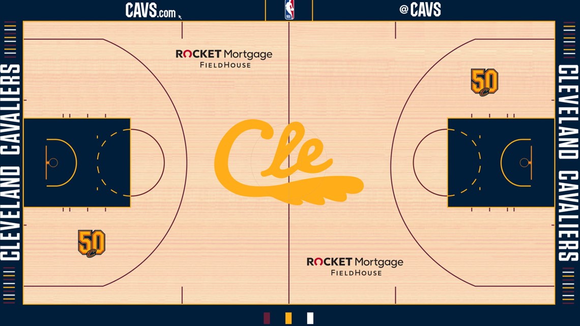 Cavs' 2019-20 court designs leak, including Gund Arena throwback