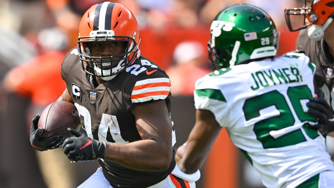 Browns' Nick Chubb Regrets Final TD Run Before Jets' Comeback | Wkyc.com