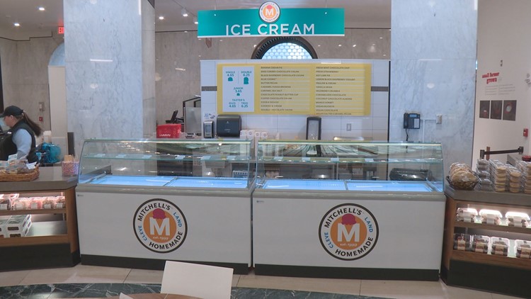 Heinen's opens brand new Mitchell's Ice Cream shop at Downtown Cleveland location