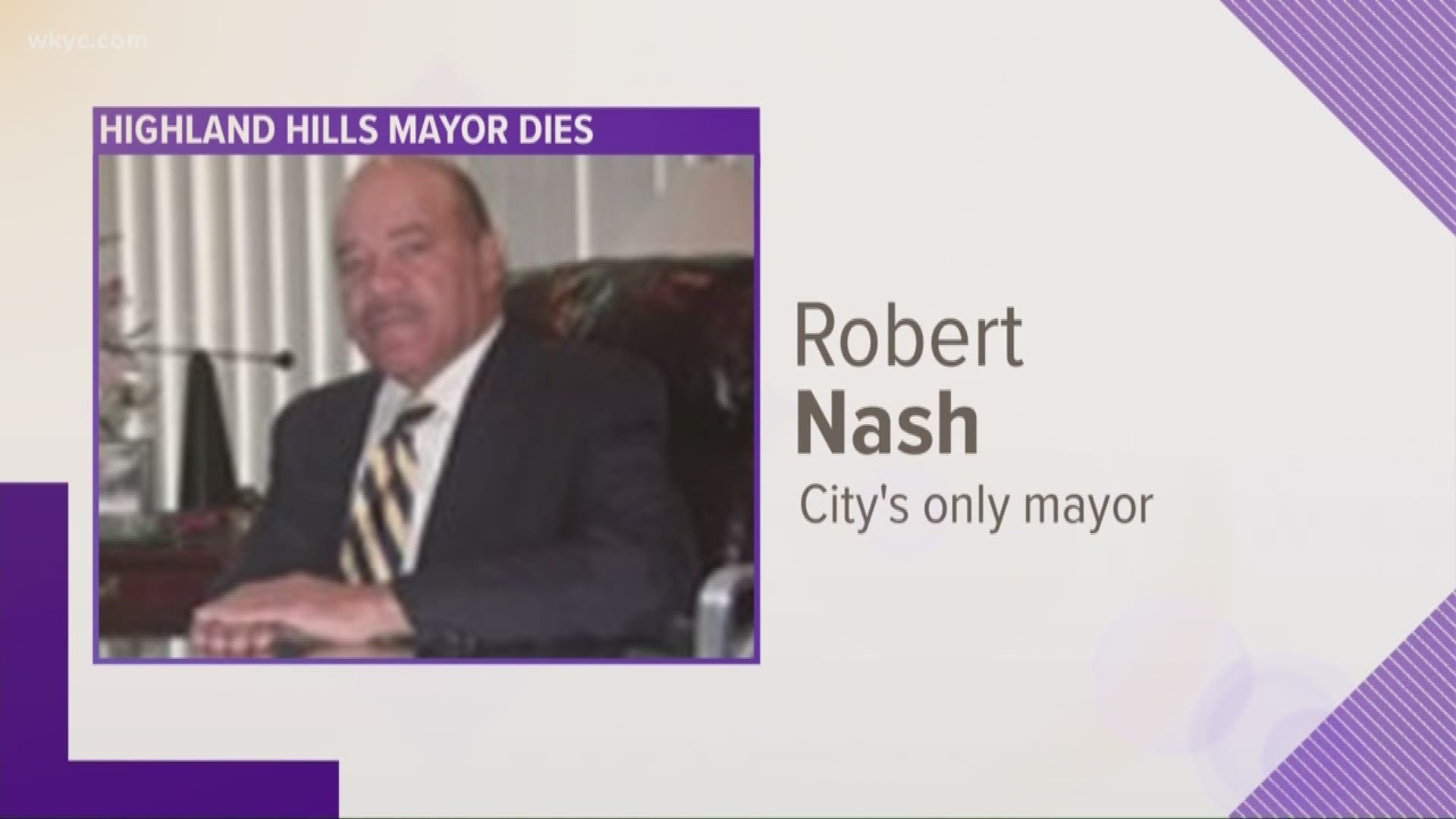 Highland Hills Mayor Robert L. Nash has died