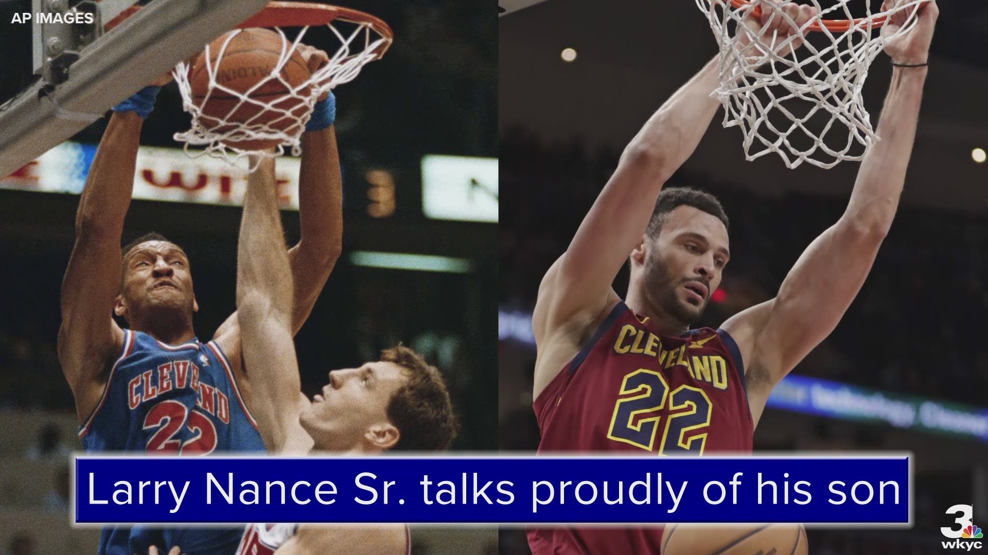 Larry Nance Jr. in the Slam Dunk Contest makes father-son history