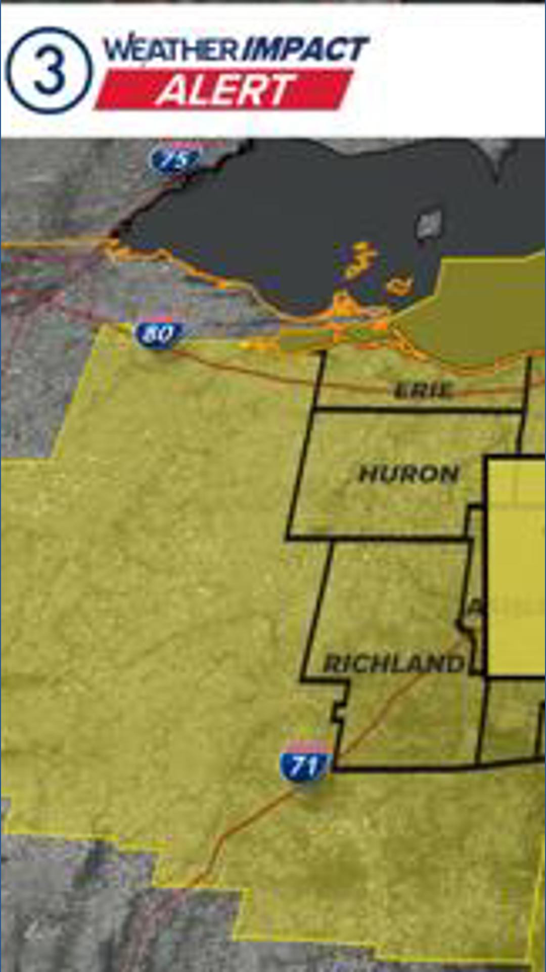 Severe Thunderstorm Watch in effect for all of Northeast Ohio until 11 p.m.