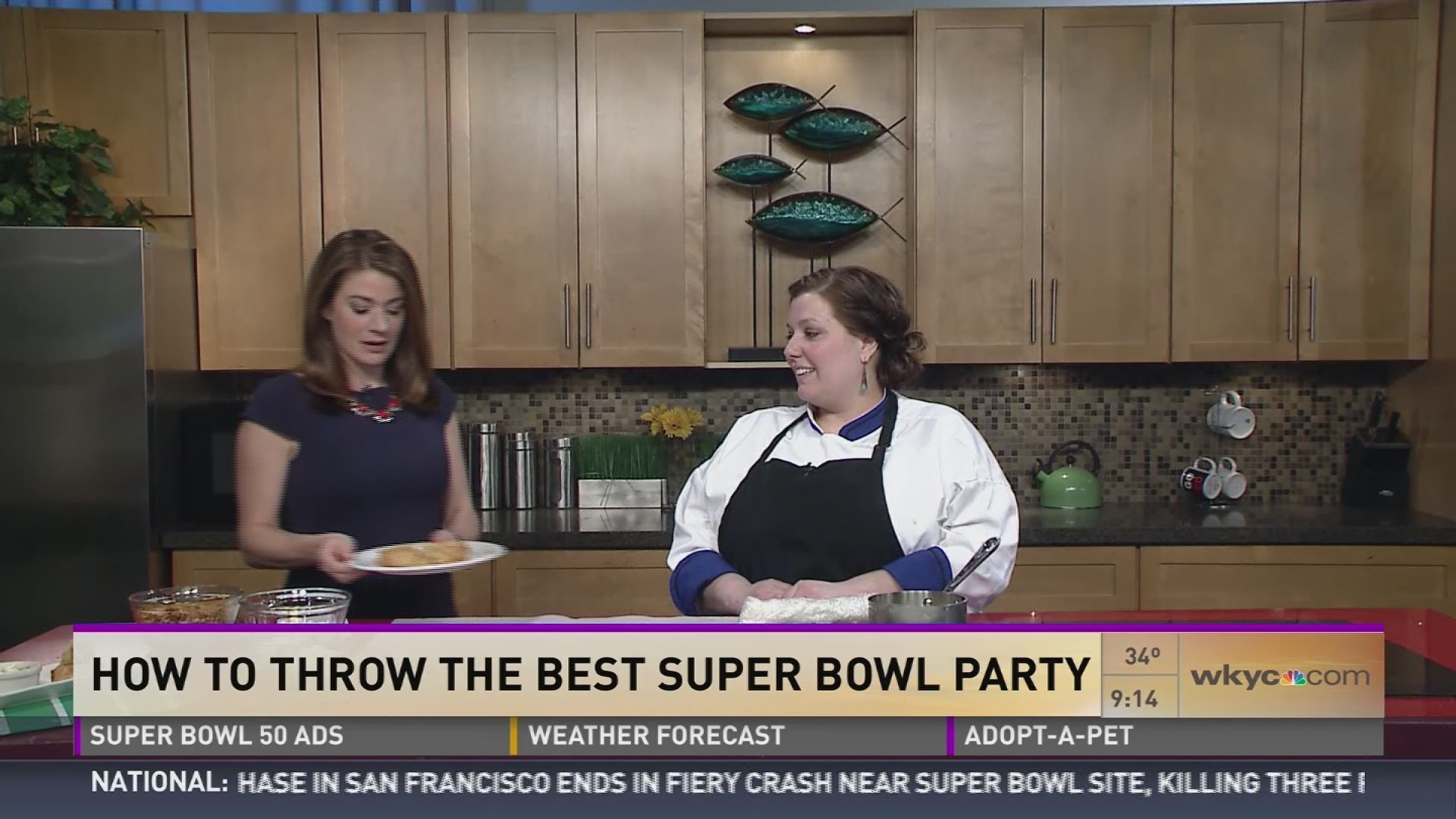 Chef Stefanie Paganini has food and decorating ideas for your Super Bowl Party.