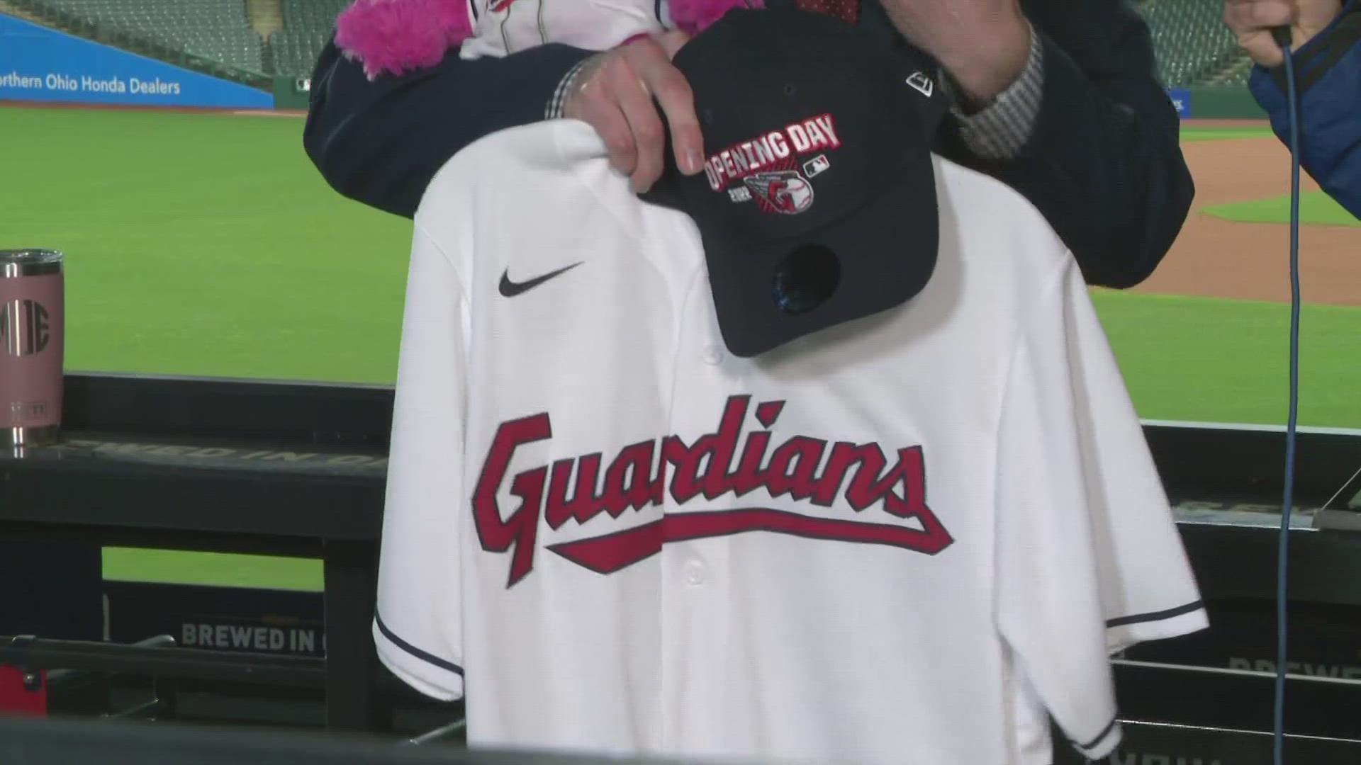 The Cleveland Guardians have arrived -- and the team is here with plenty of new merchandise for baseball fans in the 2022 season.