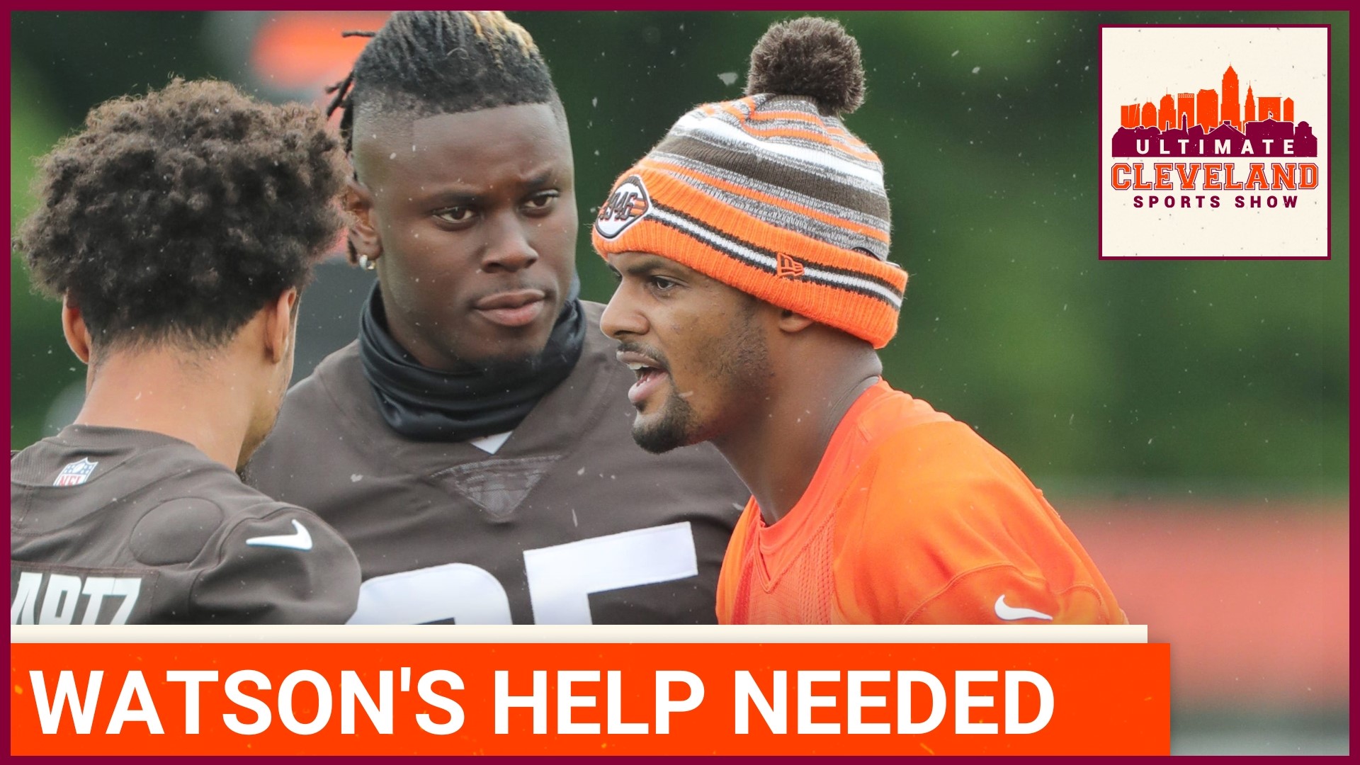 Deshaun Watson is still waiting to learn his potential suspension from the NFL as the rest of his Cleveland Browns teammates join him in Berea for training camp.