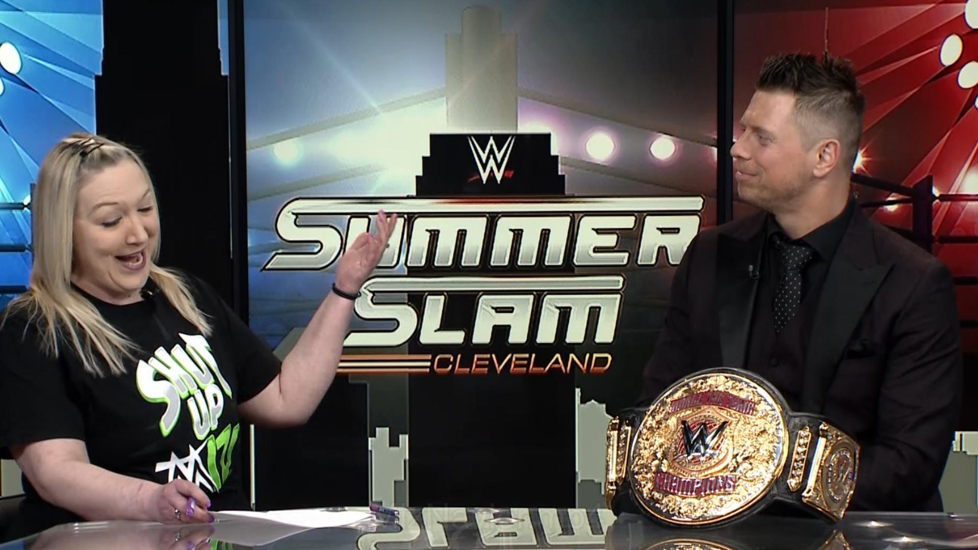 WWE Superstar 'The Miz' is back in his native Northeast Ohio as SummerSlam comes to Cleveland Browns Stadium this August.