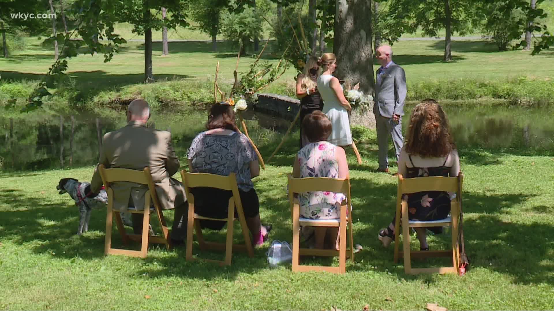 There's a new stress-free way for local couples to get married during the pandemic. Pop-up weddings at the Cuyahoga Valley National Park.