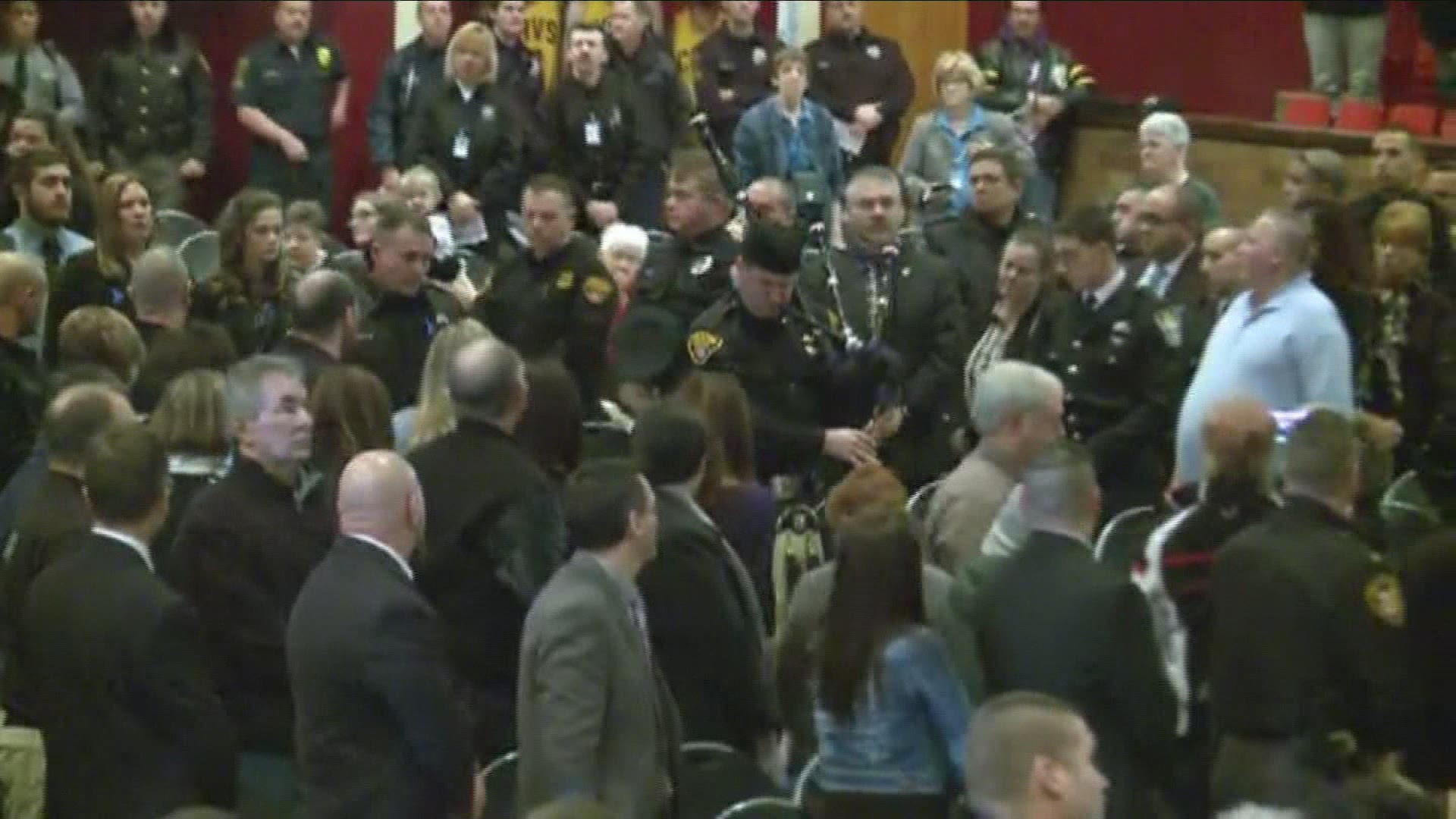 The memorial service for Canton Police K-9 Jethro took place Thursday. If you missed it, watch an excerpt.
