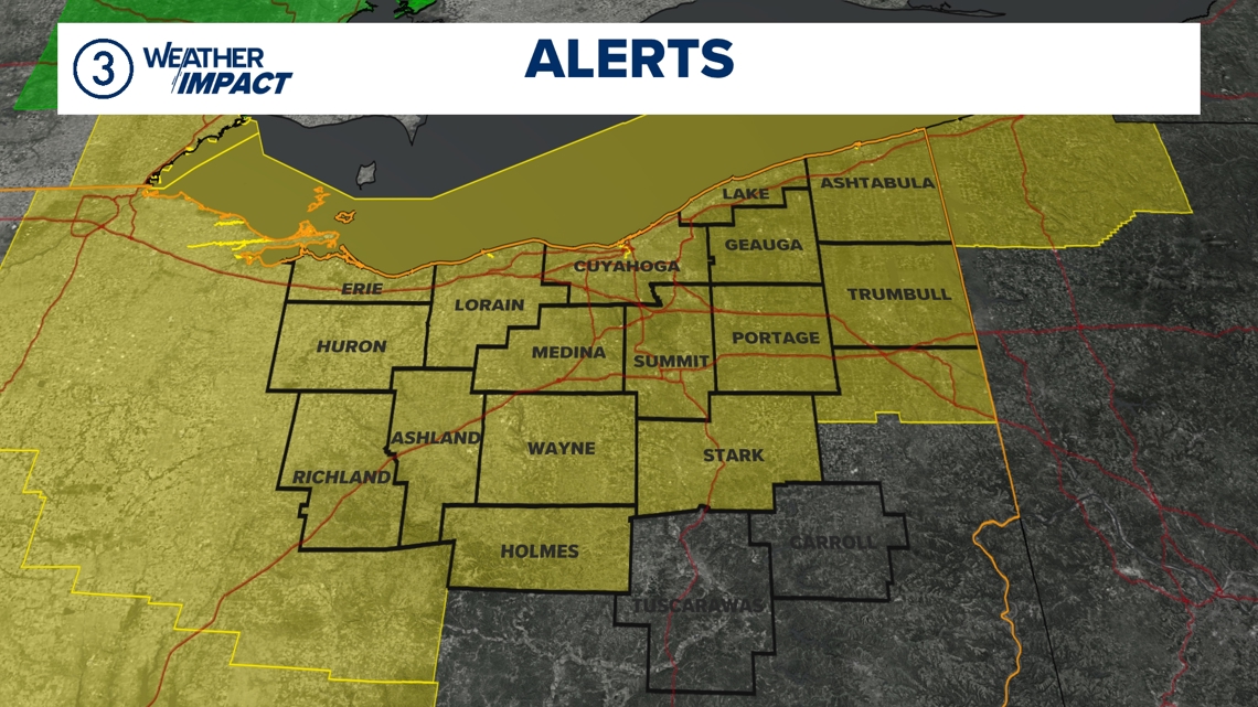 Weather Impact Alert: Severe storms possible for Northeast Ohio ...