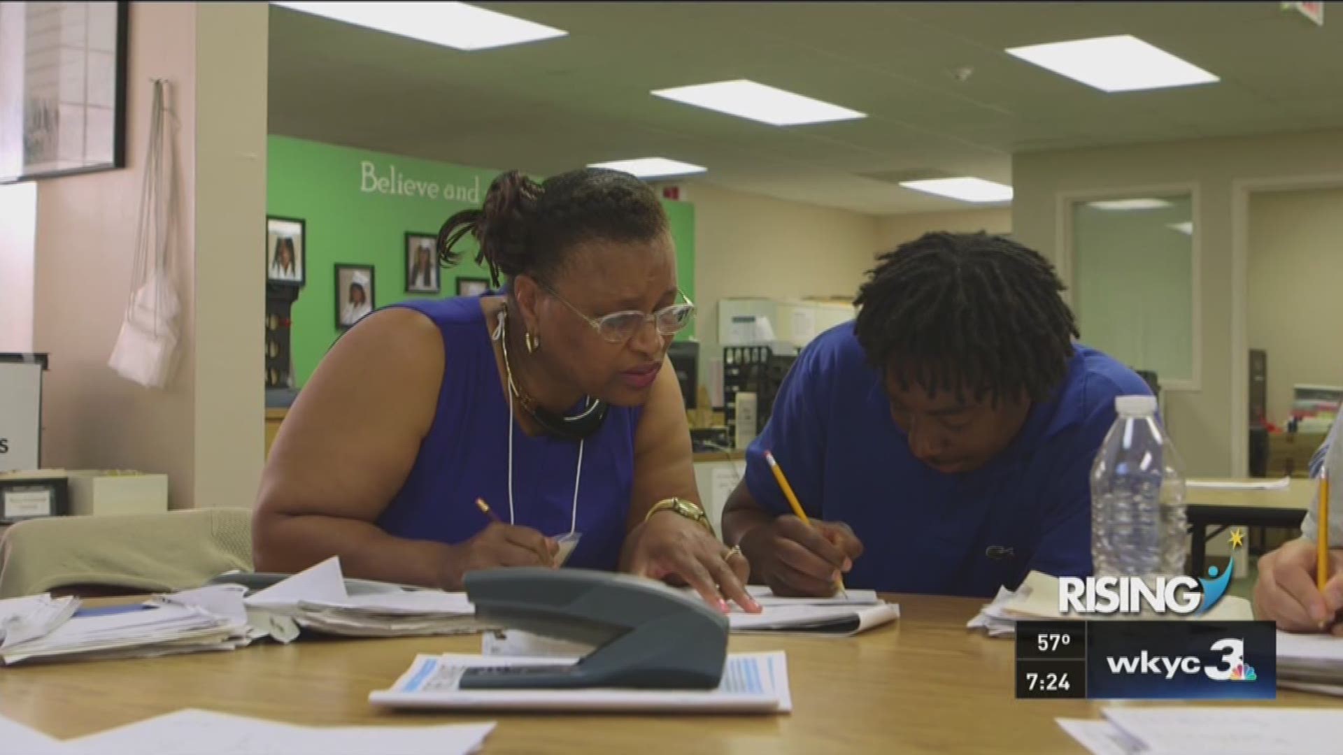 At 45 years-old Margo Hudson was making $7.25 an hour cleaning planes. That's when she decided to change her life. Rising shows how she went from high school dropout to the recipient of multiple national and state awards for education.