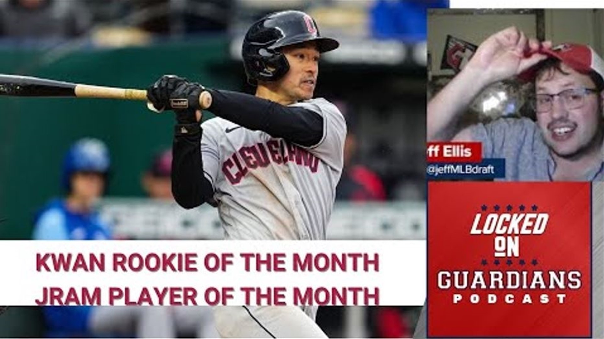Jose Ramirez is the American League player of the month, no Guardian has won that award since Jose Ramirez in 2020.