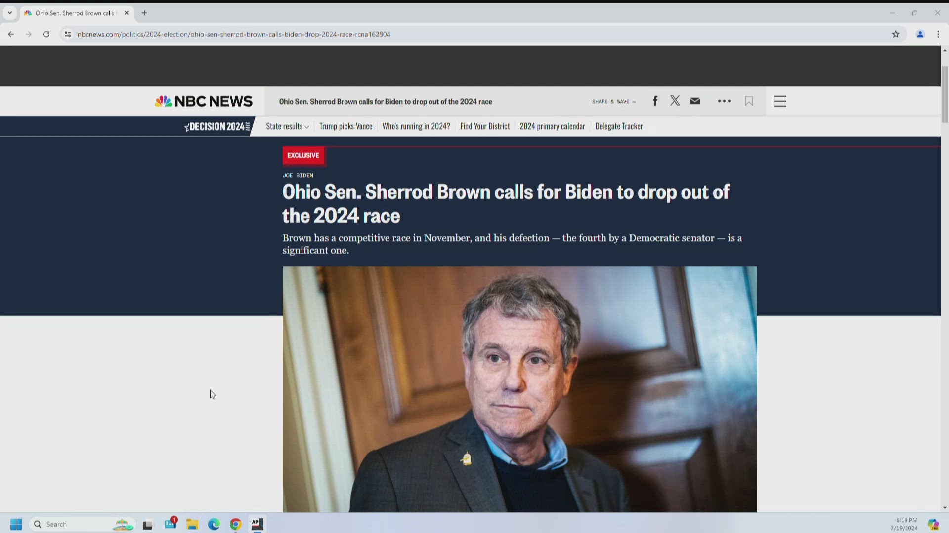 ohio-us-sen-sherrod-brown-calls-for-president-biden-to-end-his