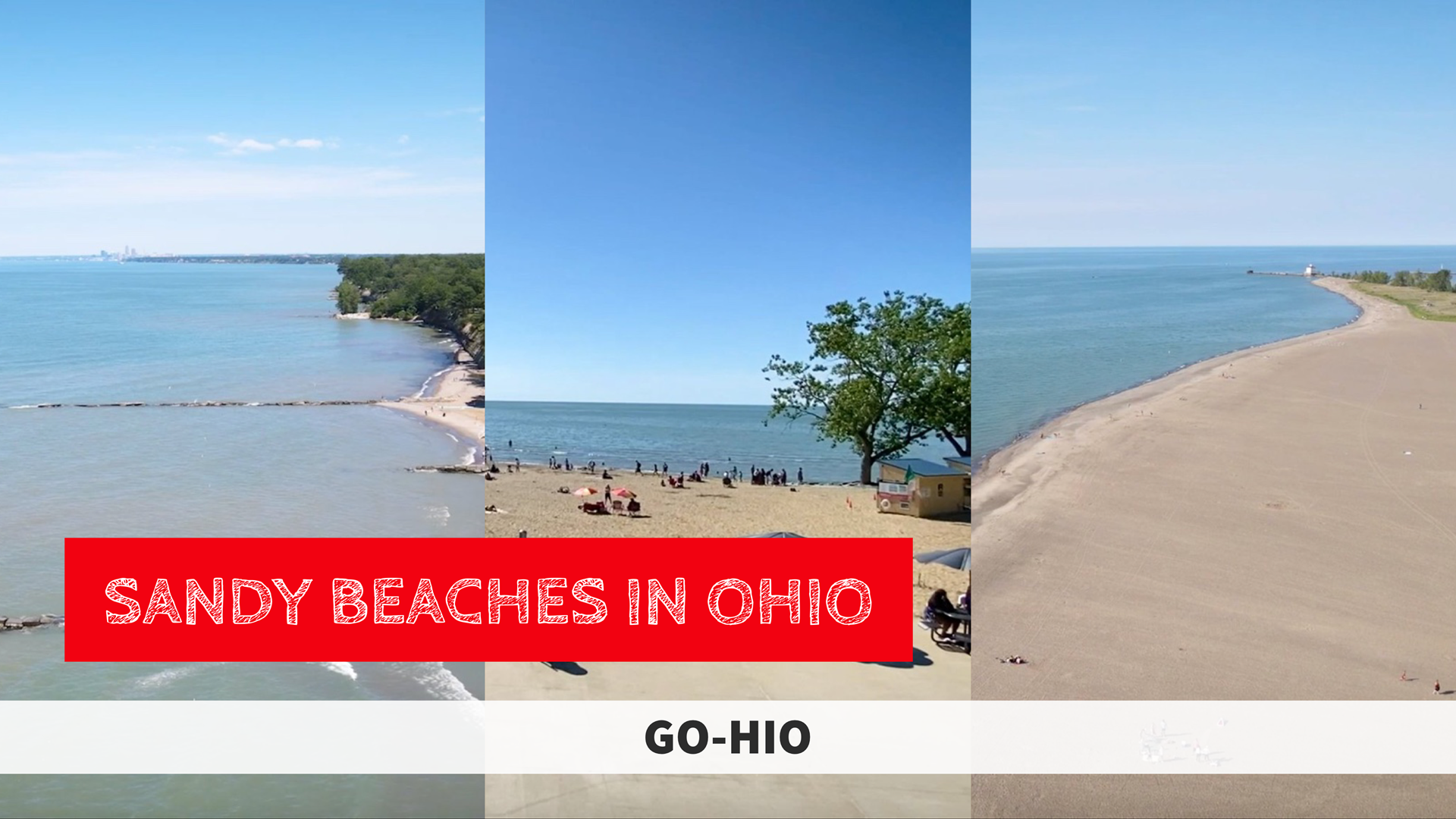 Ohio has over 300 miles of shoreline with Lake Erie with a few pockets of sandy beaches. Here are some of the best ones to visit this summer!
