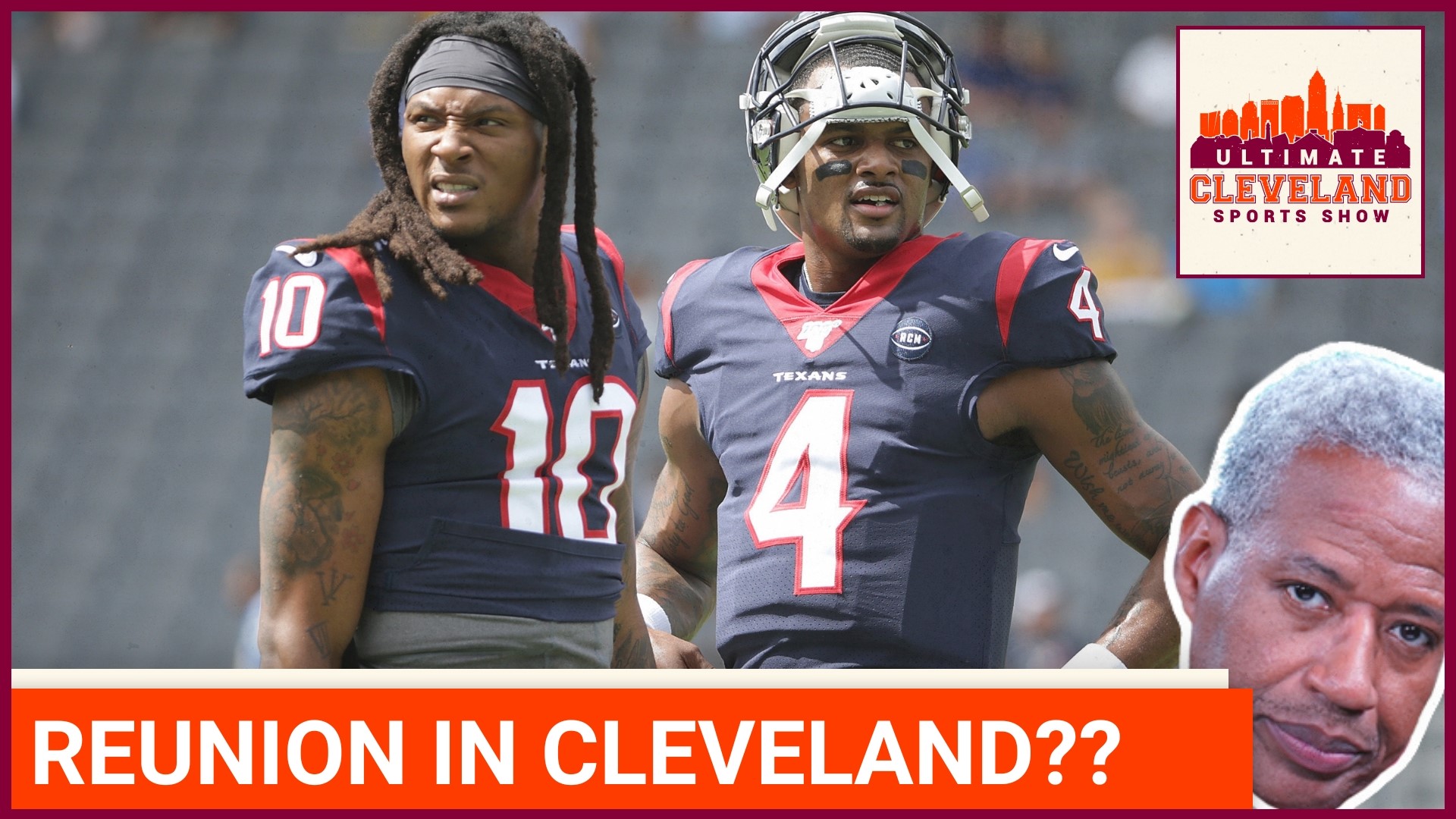 On "The Q" podcast, Cleveland Browns quarterback said he'll "be in the same" area as Arizona Cardinals WR DeAndre Hopkins this weekend.
