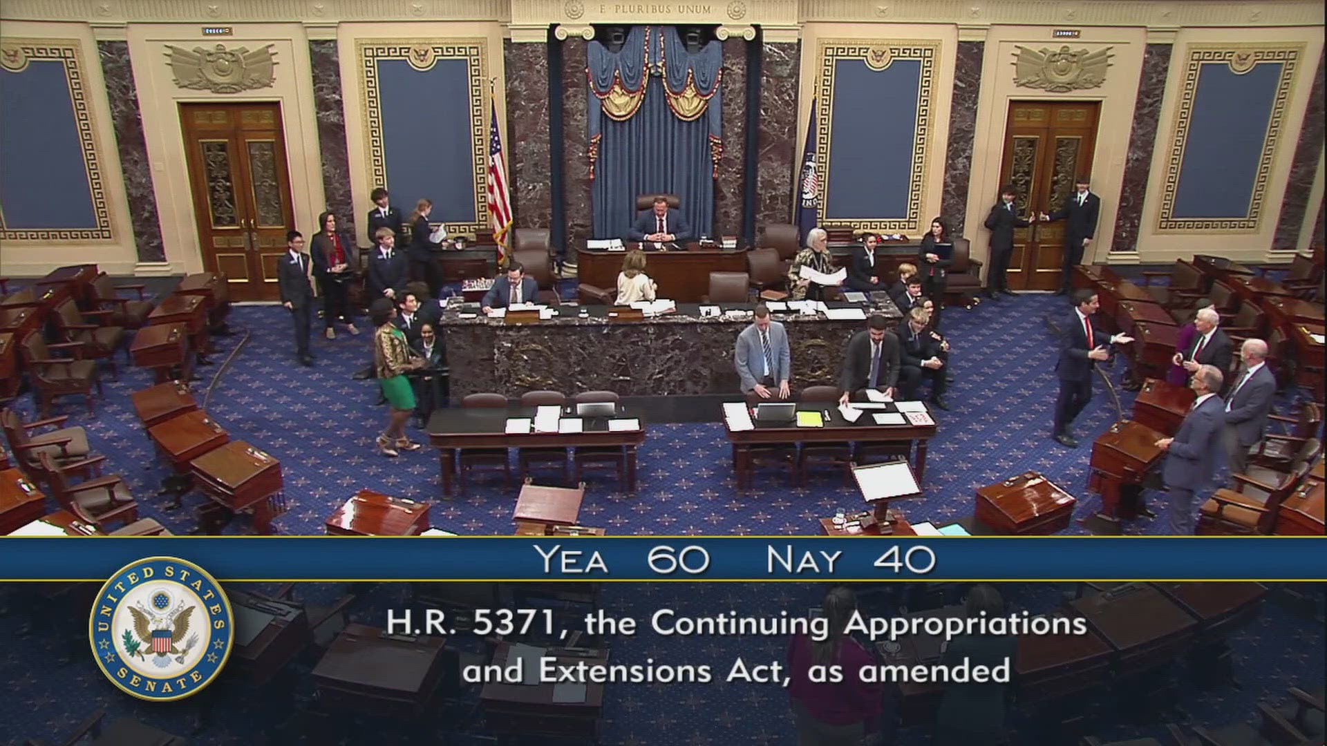 Senate passes spending bill in decisive vote to reopen government ...