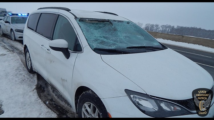 Photos: Tired snowplow driver crashes through TJ Maxx, causes $450