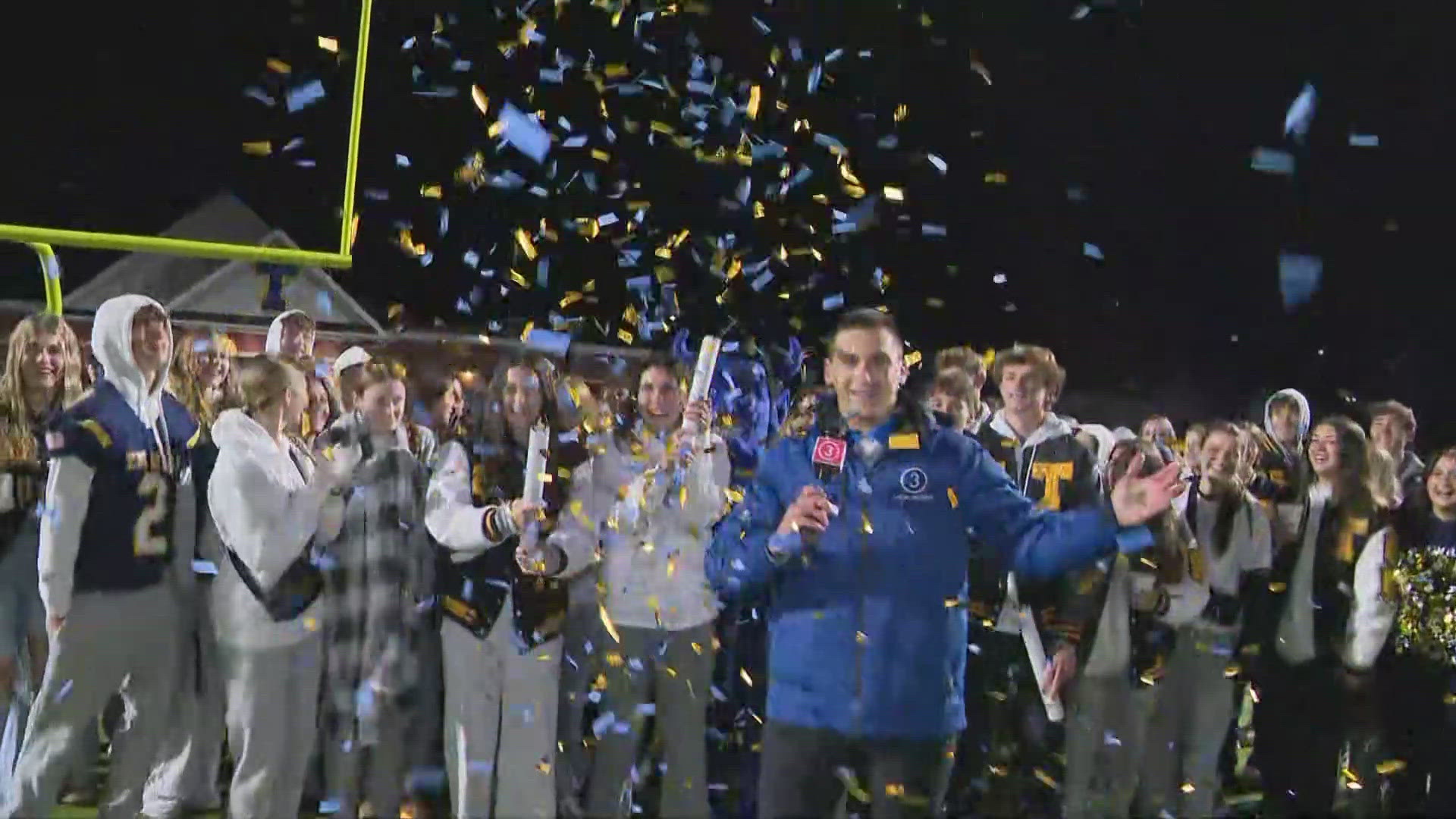 The confetti was flying at Tallmadge High School as the students were pumped for Friday Football Fever on WKYC.