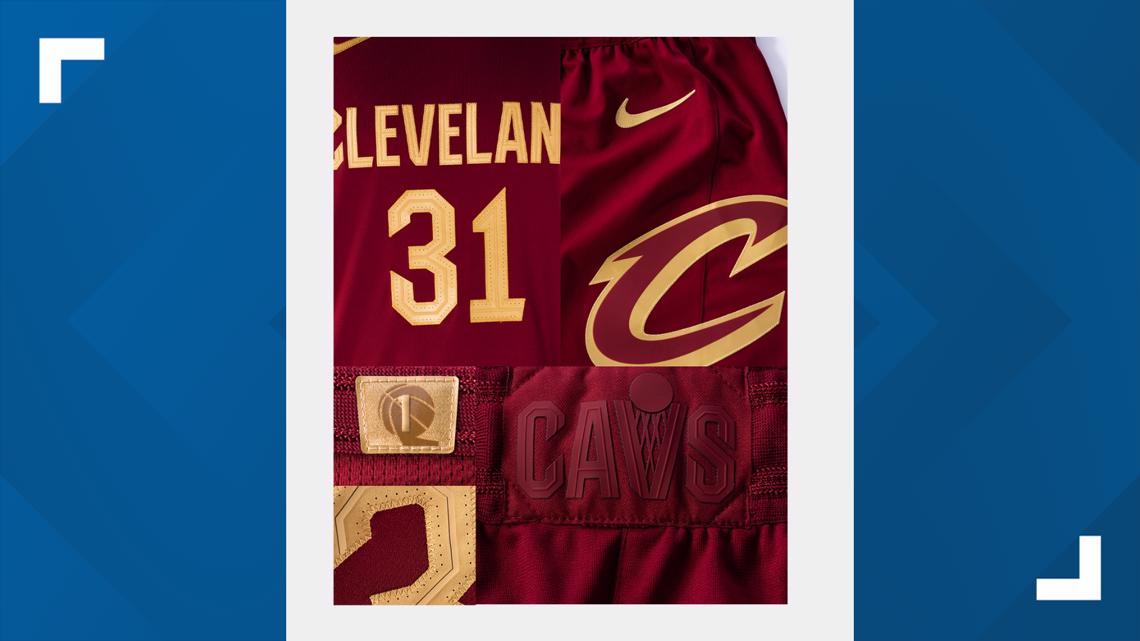 Download Cleveland Cavaliers Maroon And Yellow Jersey Wallpaper