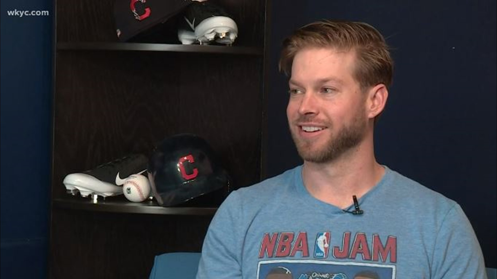 We sit down for an exclusive one-on-one interview with Cleveland Indians infielder Mike Freeman. He discusses family life, cartoons and his childhood nickname.