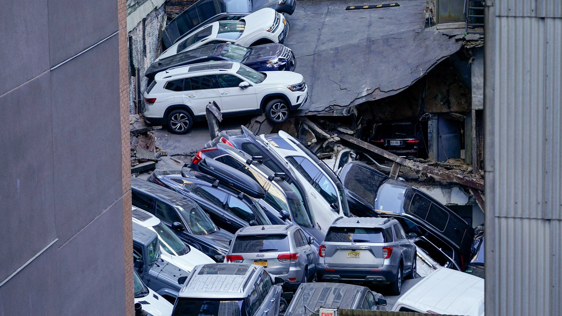 New York City parking garage collapse kills 1