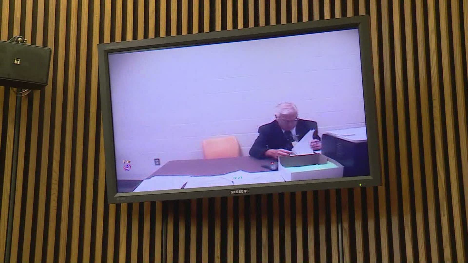 Bond was withheld for a man facing capital murder charges for the deaths of four people, including his own son. Armond Johnson pleaded not guilty to 26 counts for his role in the murder of four people in Cleveland's Slavic Village neighborhood earlier this month.