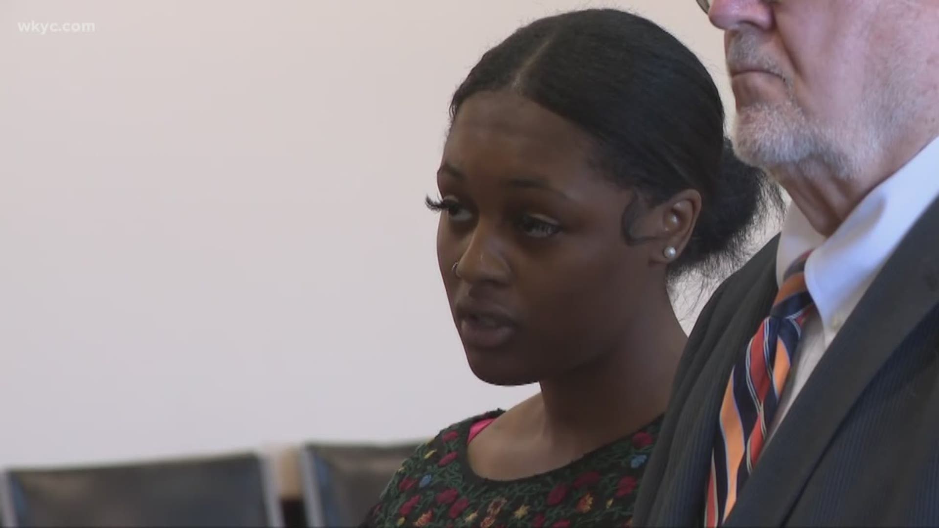 The driver who fled the scene after striking two Willowick elementary students as they got off a school bus earlier this year was in court Thursday morning to change her not guilty plea.