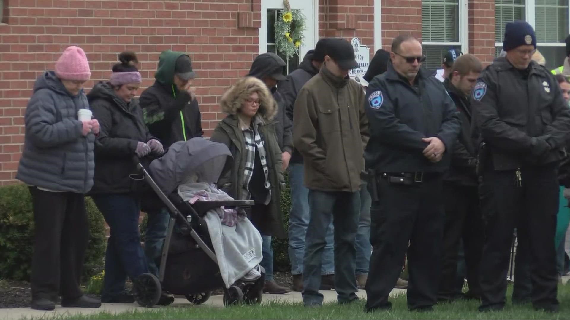 Loved ones held a vigil for Bluffton police officer Dominic Francis, who was killed on Thursday. We've also learned more about the suspects involved.
