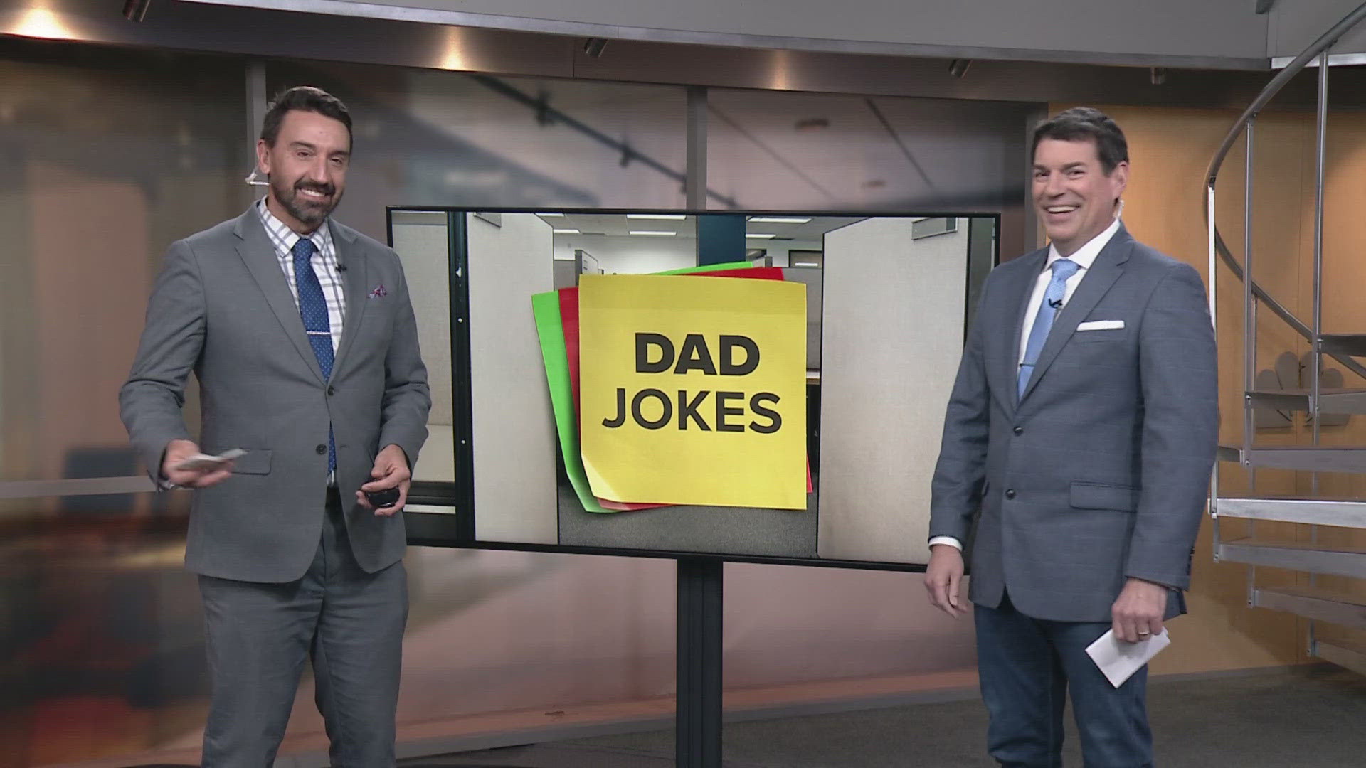 Need a giggle? Here you go! Check out these dad jokes with 3News' Matt Wintz and Dave Chudowsky from WKYC Studios in Cleveland.