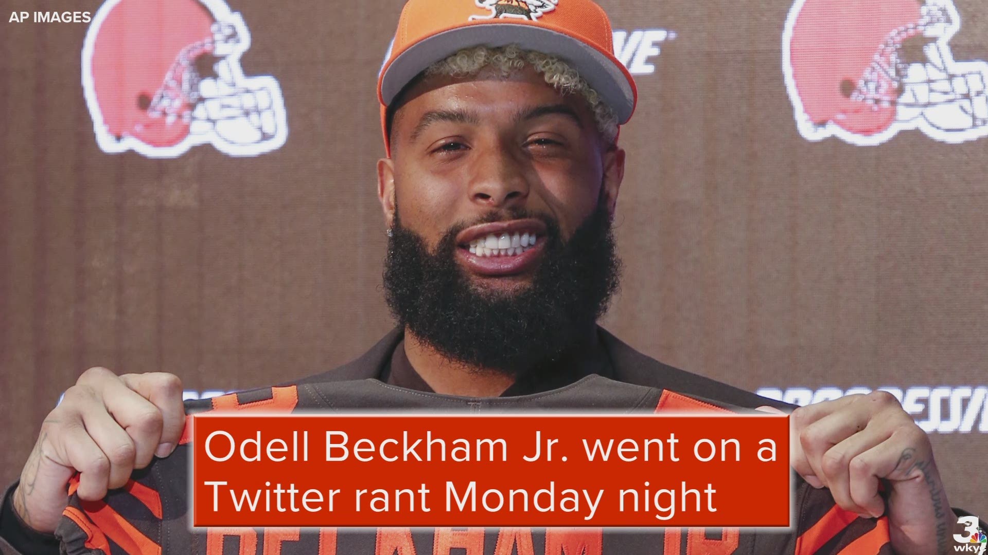 Cleveland Browns wide receiver Odell Beckham Jr. went on a Twitter rant in response to people questioning his commitment to the team while with the New York Giants.