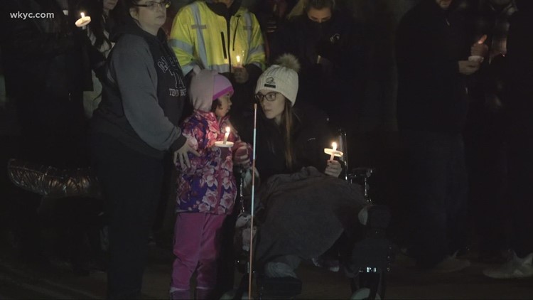Brook Park community comes together to remember baby shot, killed in murder-suicide