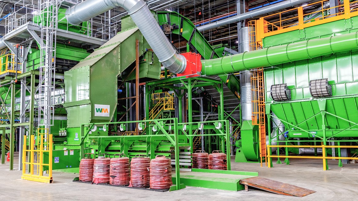 WM opens 30M recycling facility in Oakwood Village