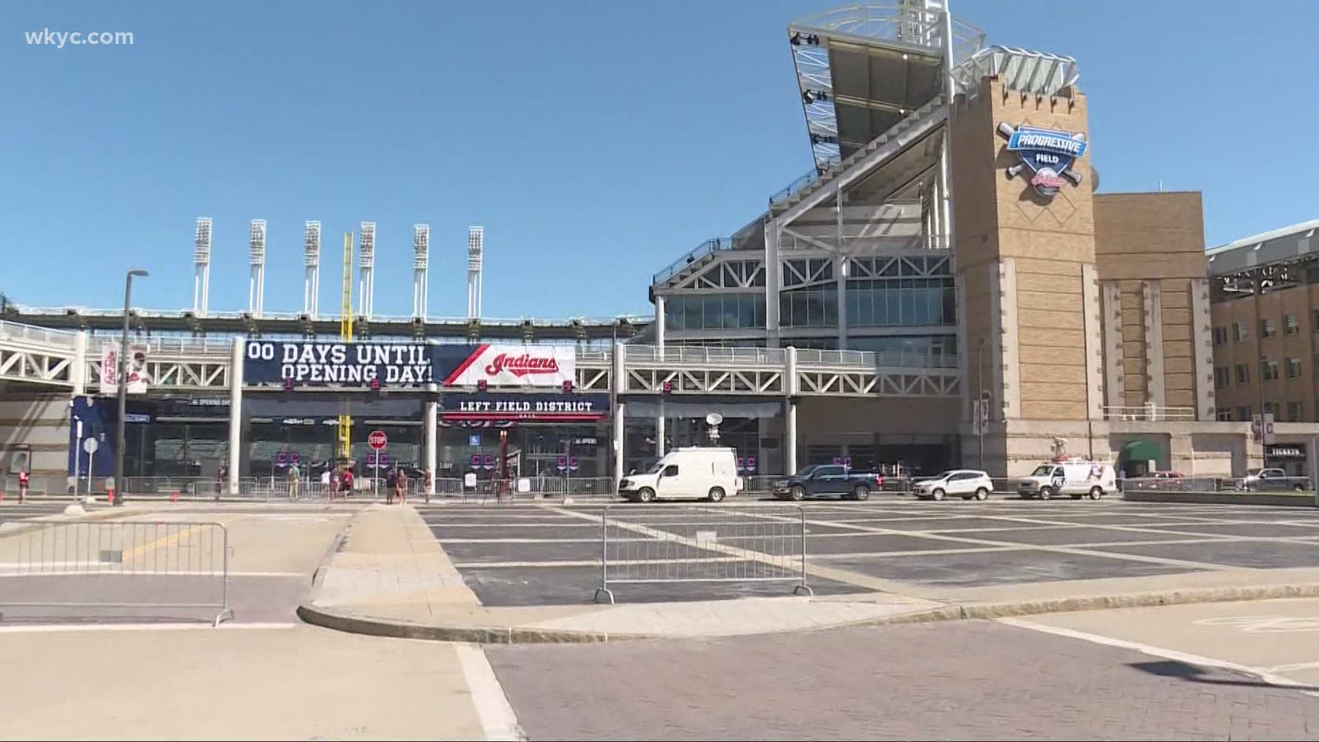 Downtown Cleveland bars limit fans on Opening Day due to the coronavirus.  Brandon Simmons has more on this.