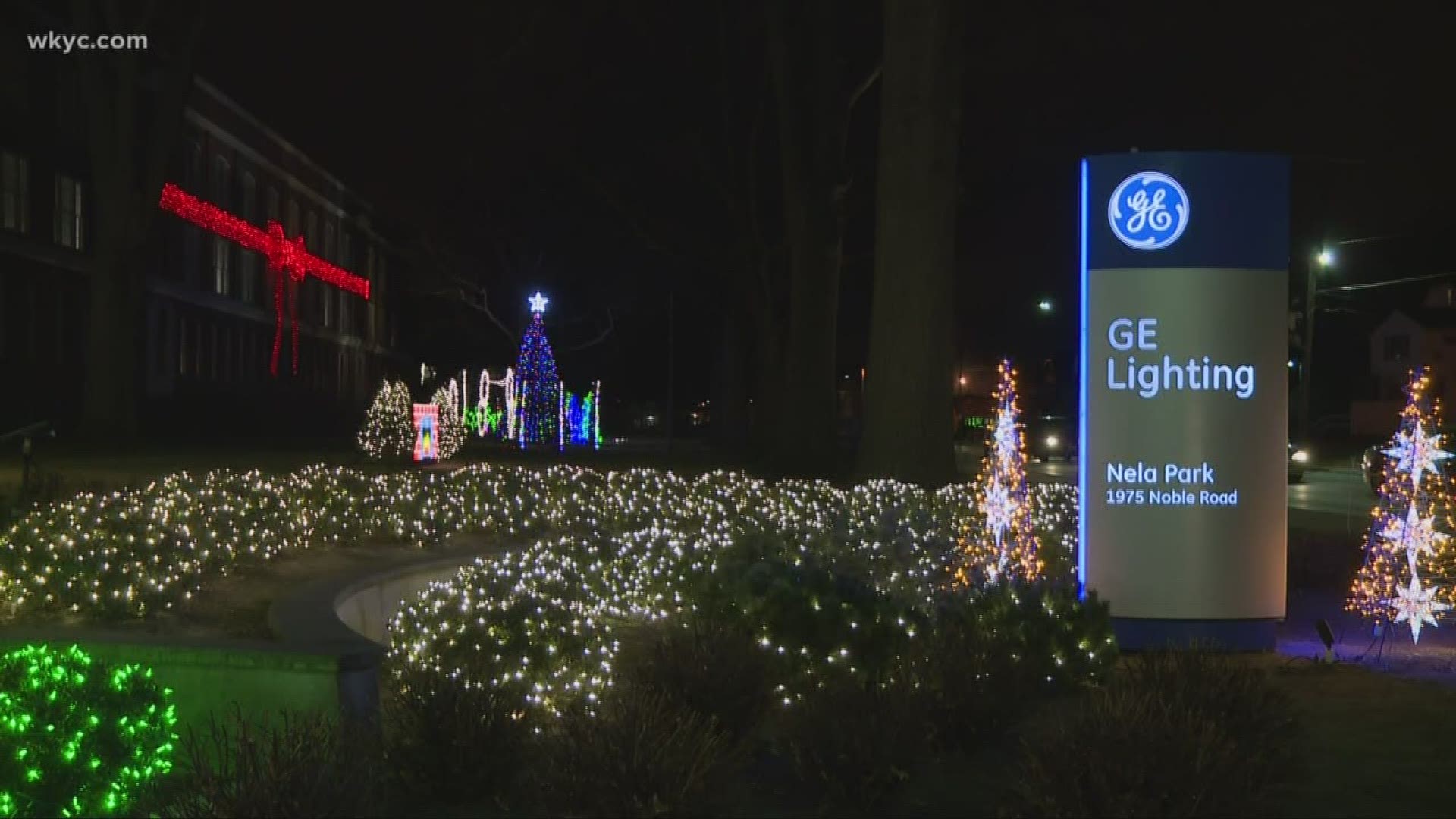 This is the 95th year that GE has helped make holiday memories for so many NE Ohio families by lighting up Christmas displays along Noble Road. Betsy Kling reports.