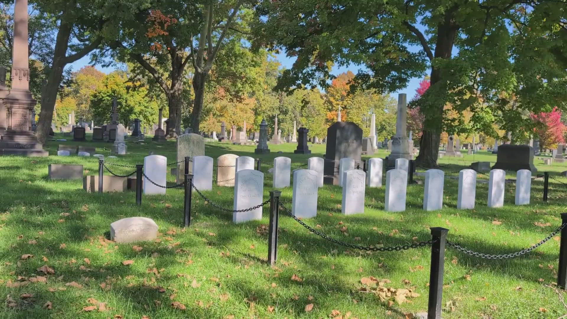 The more than 60 acres that make up Woodland Cemetery provide the final resting place for more than 80,000 residents.